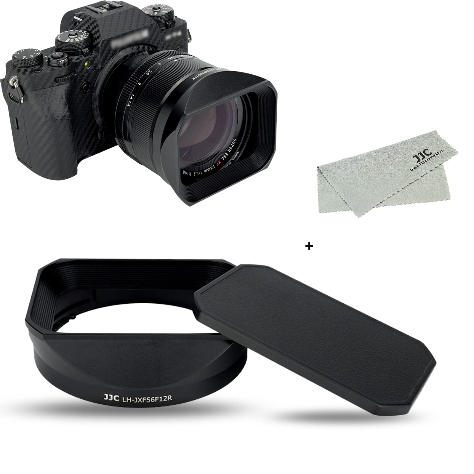 Amazon | JJC メタル 正方形 レンズフード + フードキャップ Fujifilm