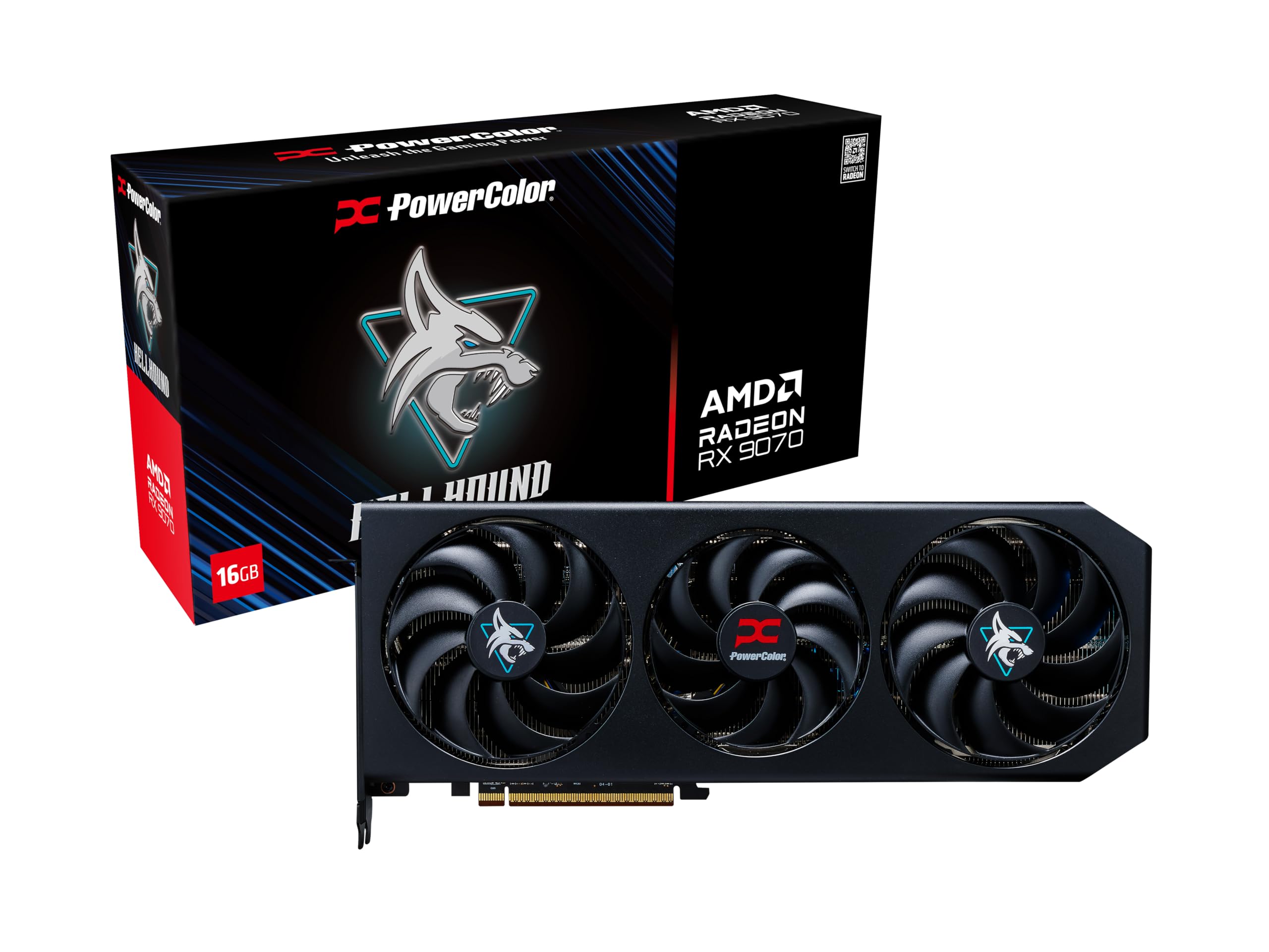 Amazon.com: PowerColor Hellhound AMD Radeon RX 9070 16GB GDDR6