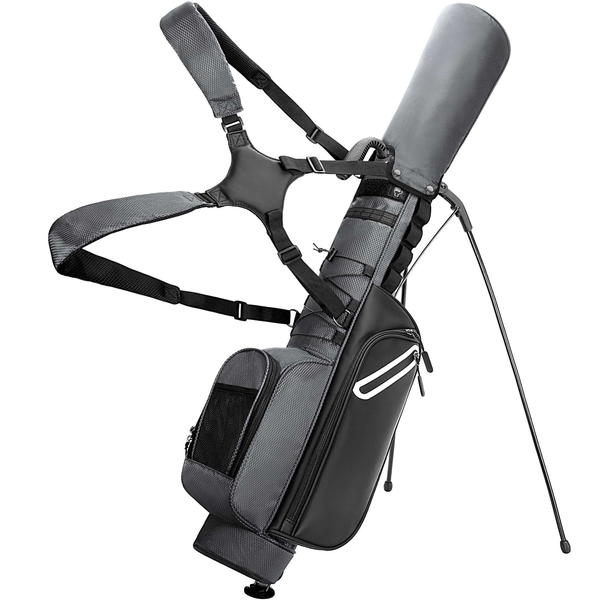 Amazon.co.jp: GOBUROS ゴルフ スタンドバッグ 7本収納 セルフスタンド