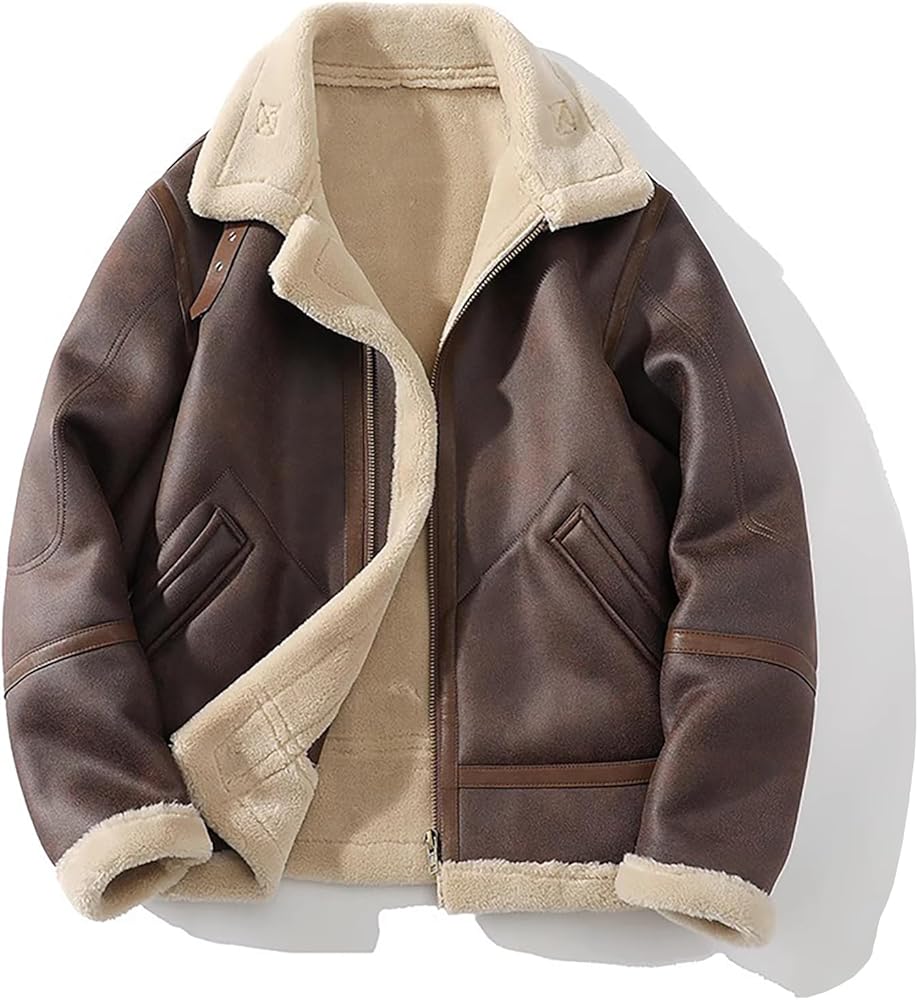 Amazon | [Rortyno] メンズ 革ジャン 裏ボア ライダース