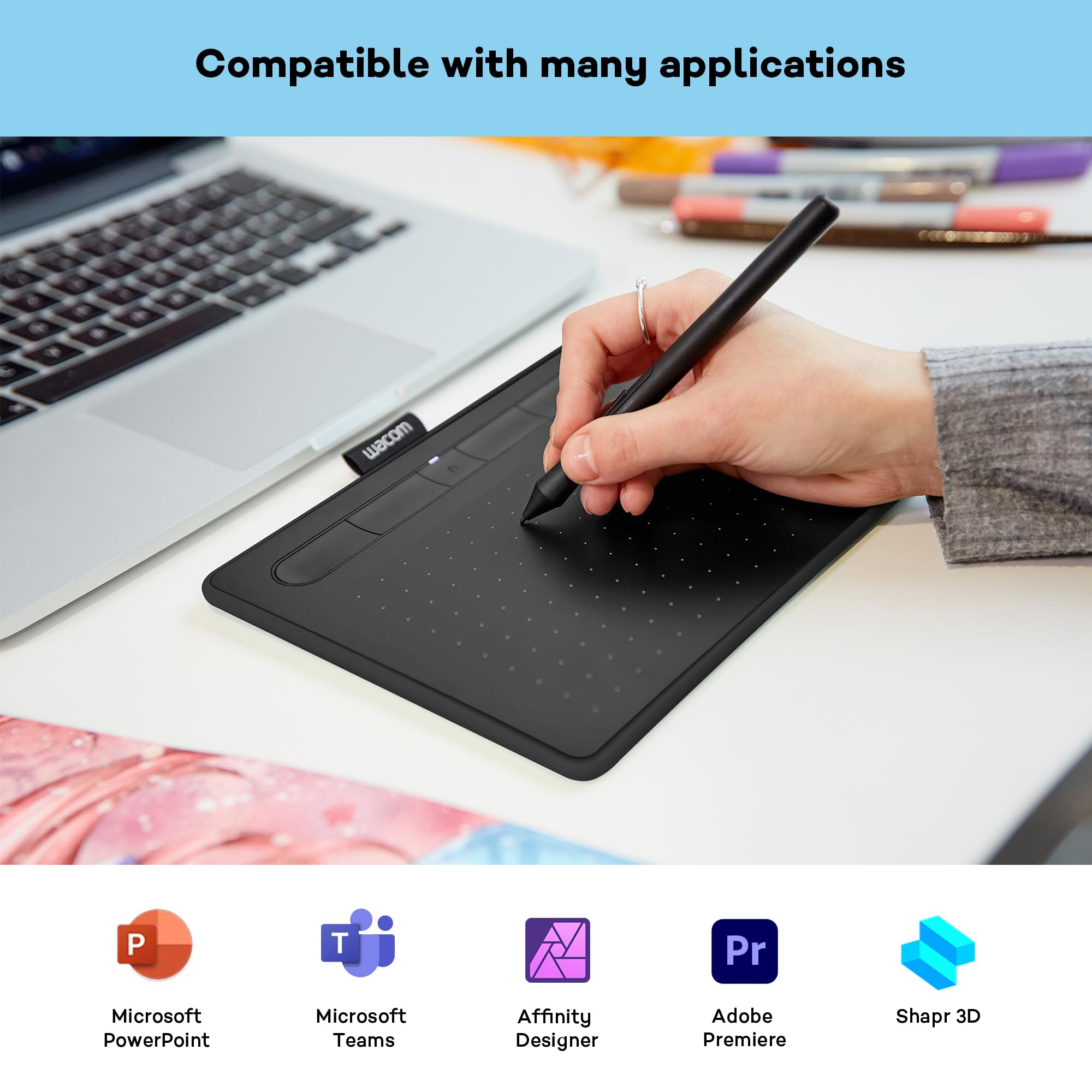 Amazon | Wacom Intuos CTL-4100WL Bluetooth付き小型クリエイティブ