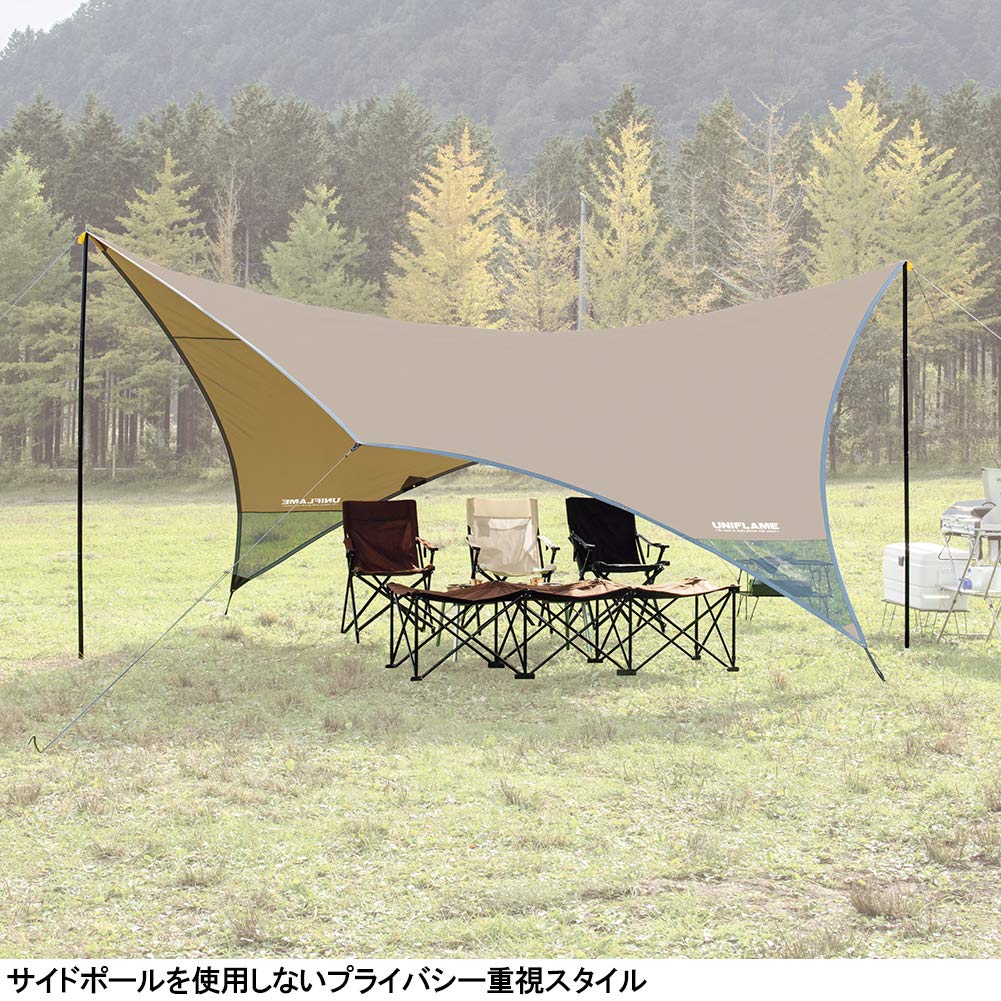 Amazon | REVOタープⅡ（L） TAN | ユニフレーム(UNIFLAME) | タープ