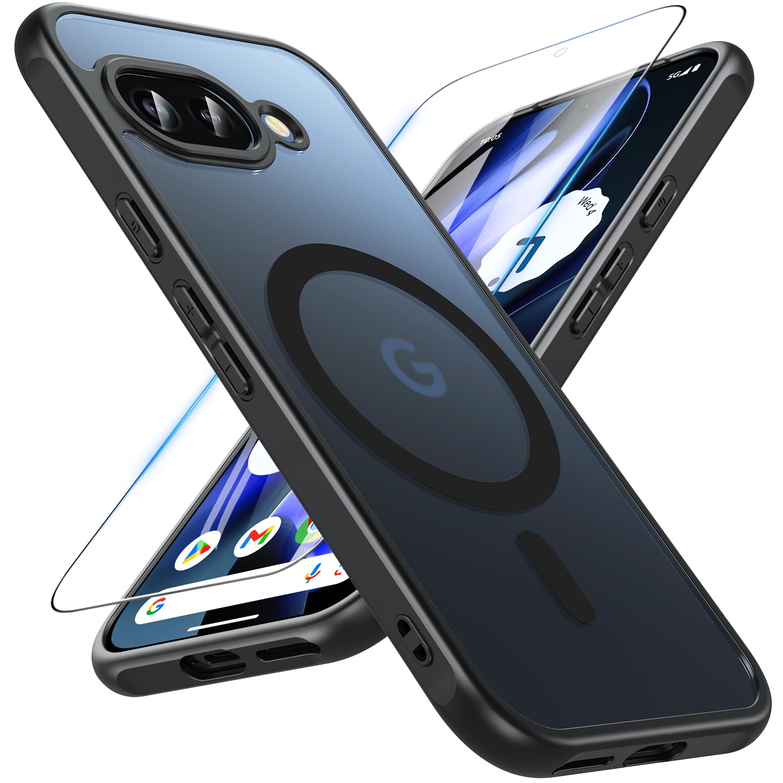 Amazon.co.jp: OWKEY Google Pixel 9a ケース 【ガラスフィルム付き