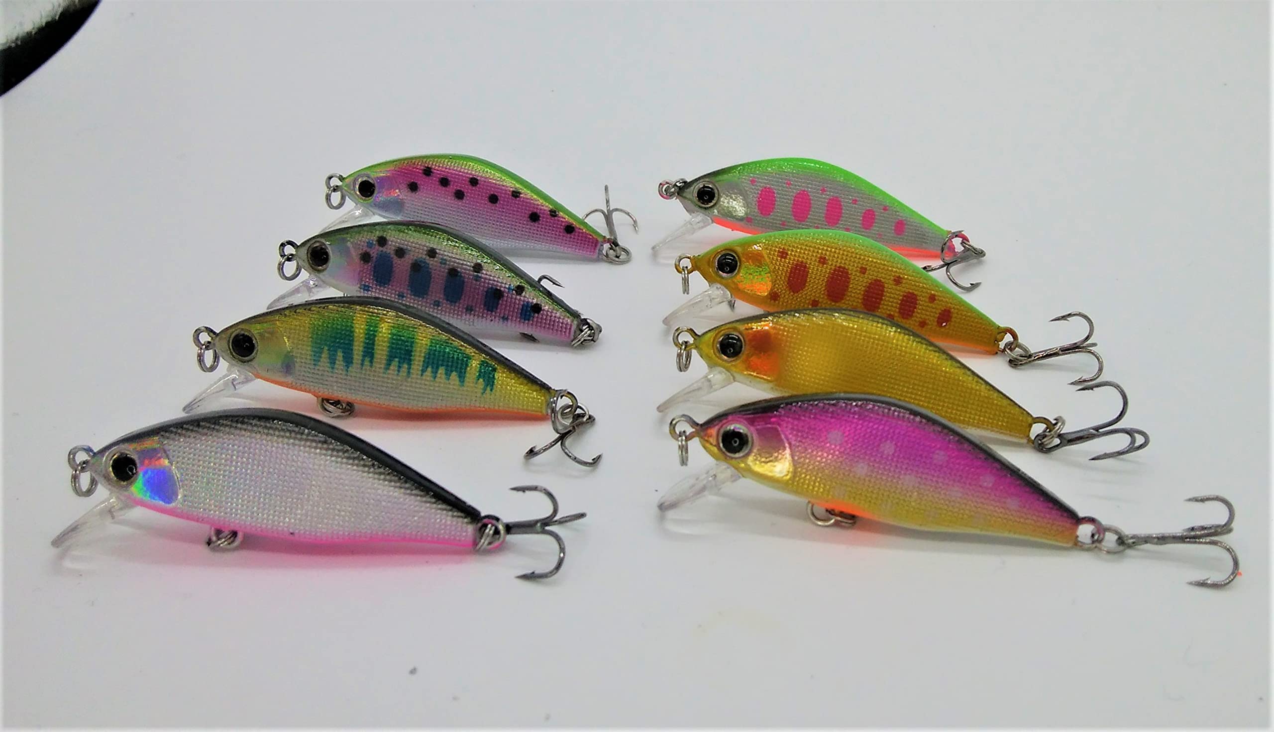 Amazon.co.jp: 【PBルアー】渓流 シンキングミノー 45S 45mm 4g 8個