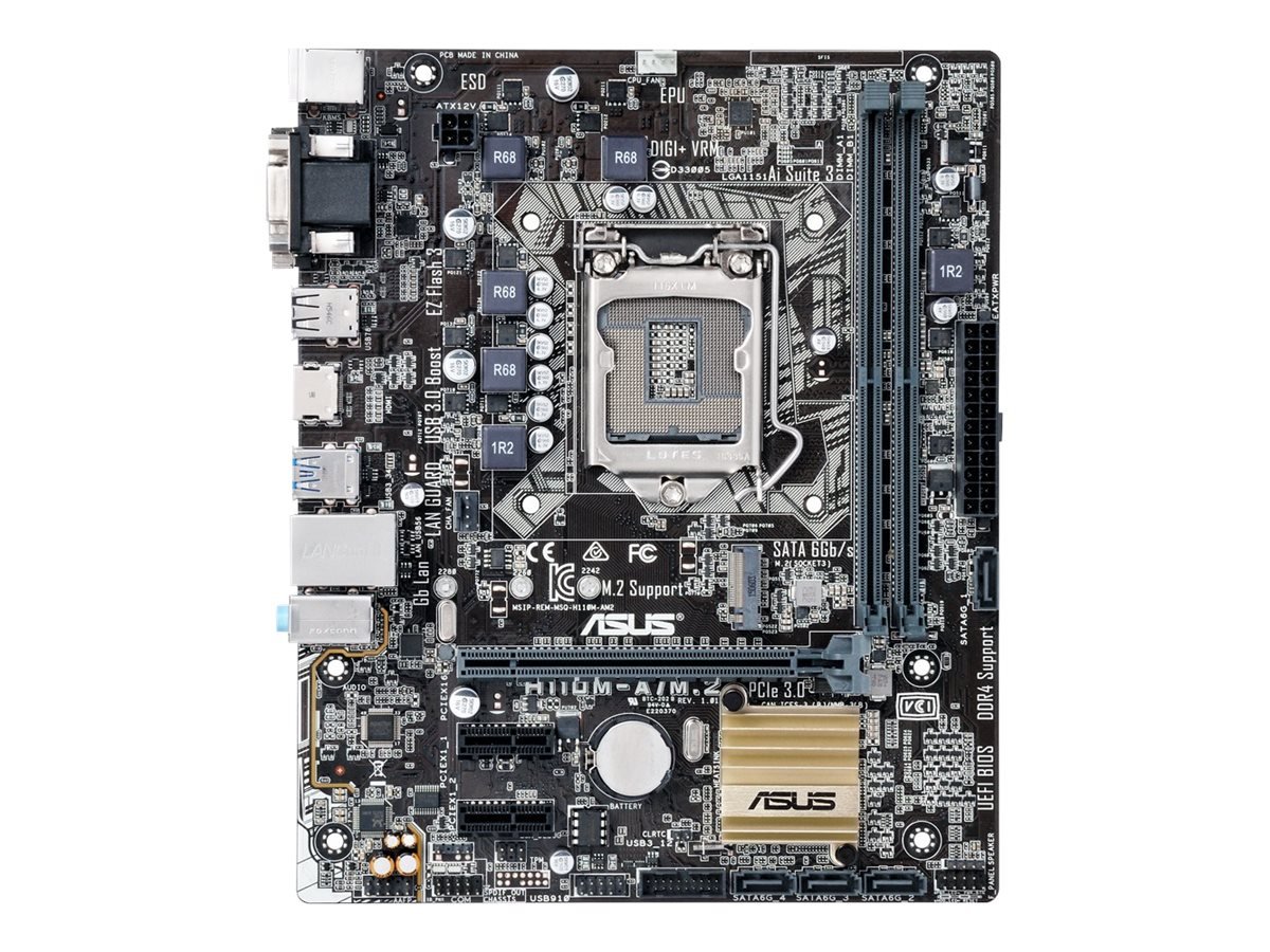 Amazon | ASUSTeK Intel H110搭載 マザーボード LGA1151対応 H110M-A/M