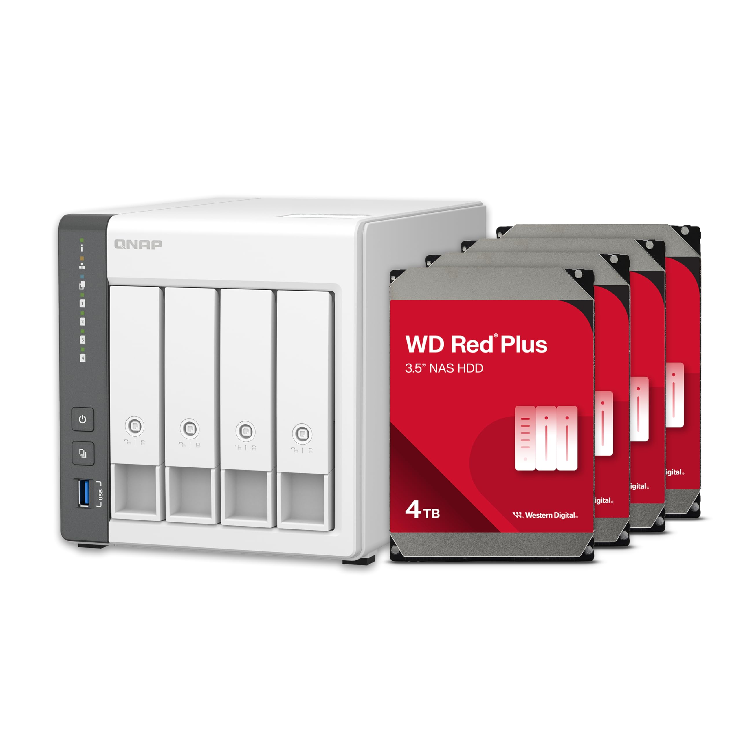 Amazon.com: QNAP TS-433-4G NAS de 4 bahías con capacidad de