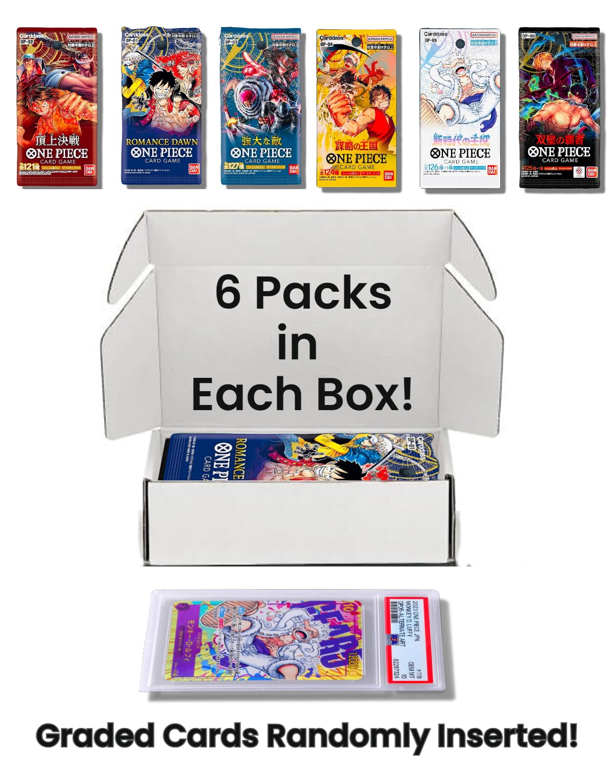 Amazon.co.jp: ワンピースカード(6枚パック)潜在的なミステリー