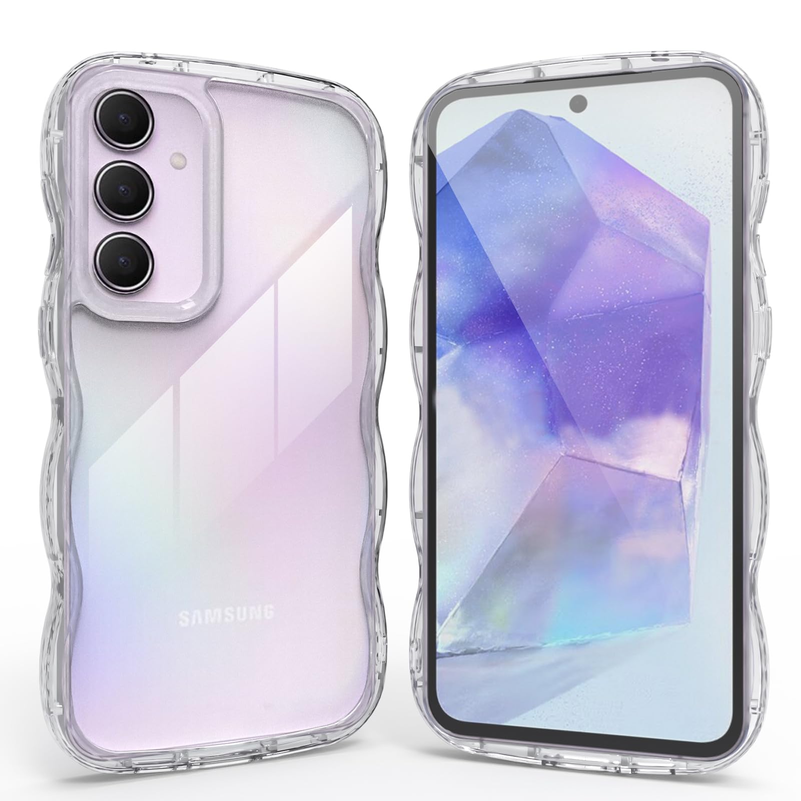 Amazon.co.jp: Galaxy A55 5G ケース クリア 全面保護 Galaxy A55 5G