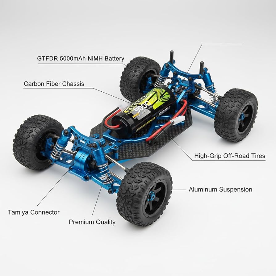 Amazon.co.jp: GTFDR ラジコンバッテリー 2個セット 7.2V 5000mAh