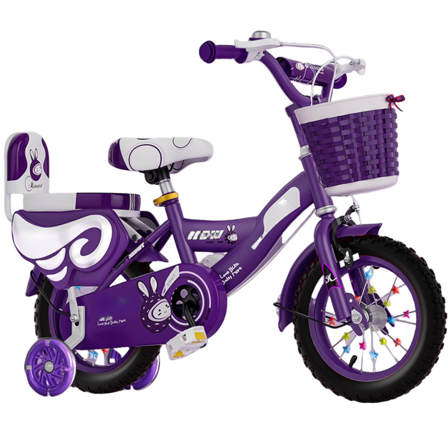 Amazon.co.jp: Quxxuol子供用自転車可愛い自転車 子供 12/14/16/18