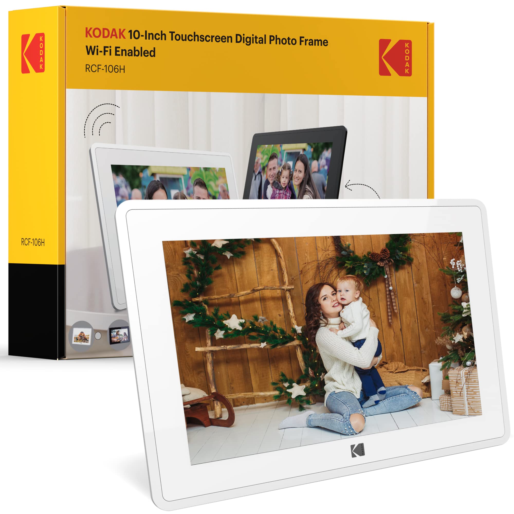 Amazon.com : Kodak 10-Inch Touch Screen Digital Picture Frame, Wi