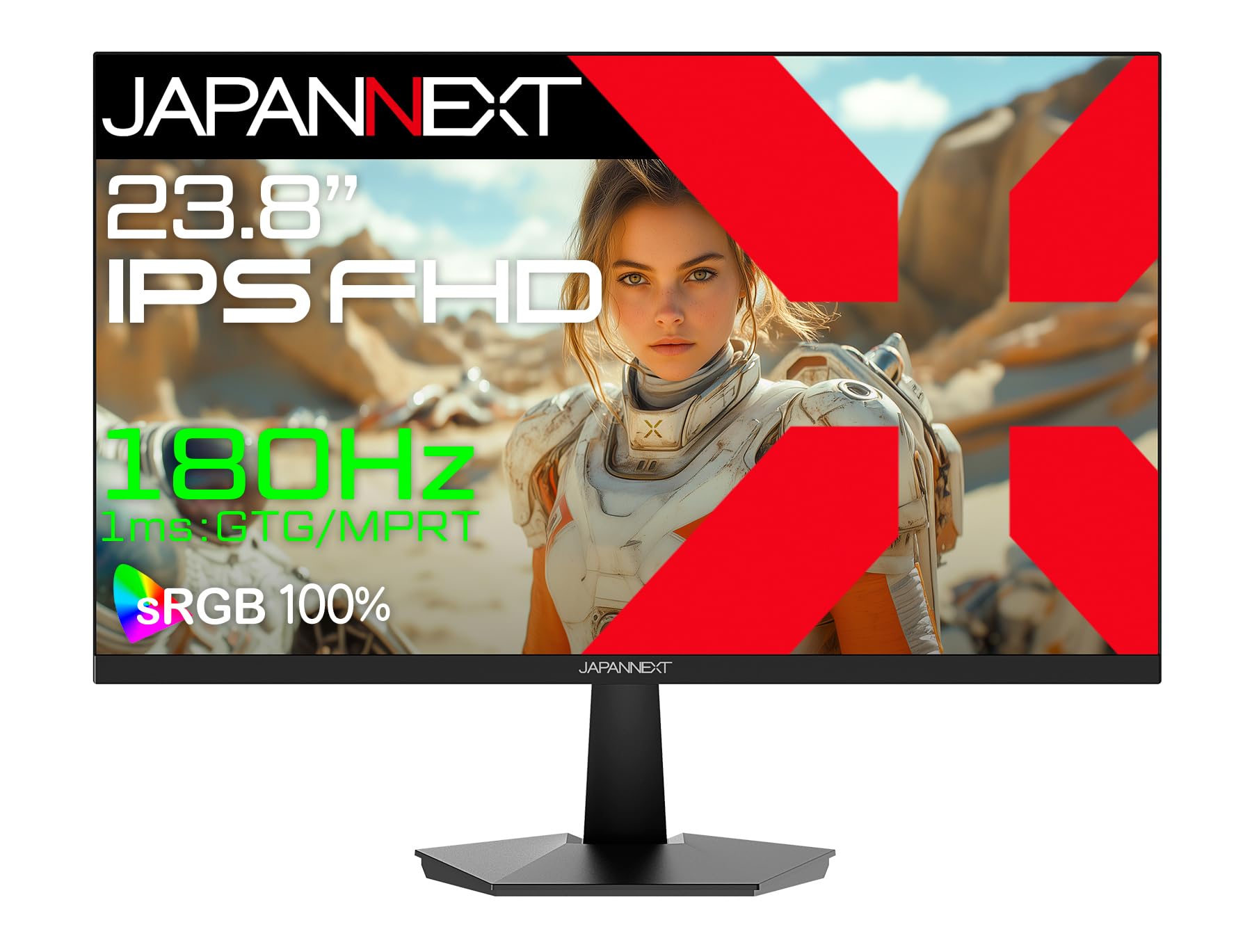 Amazon.co.jp: JAPANNEXT 23.8インチ IPSパネル搭載 180Hz対応 フルHD