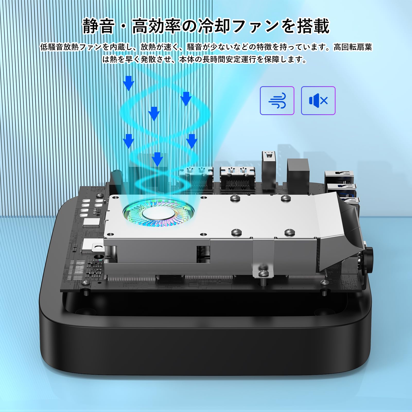 Amazon.co.jp: NiPoGi ミニpc n100 mini pc 動作より安定 最大3.4GHz