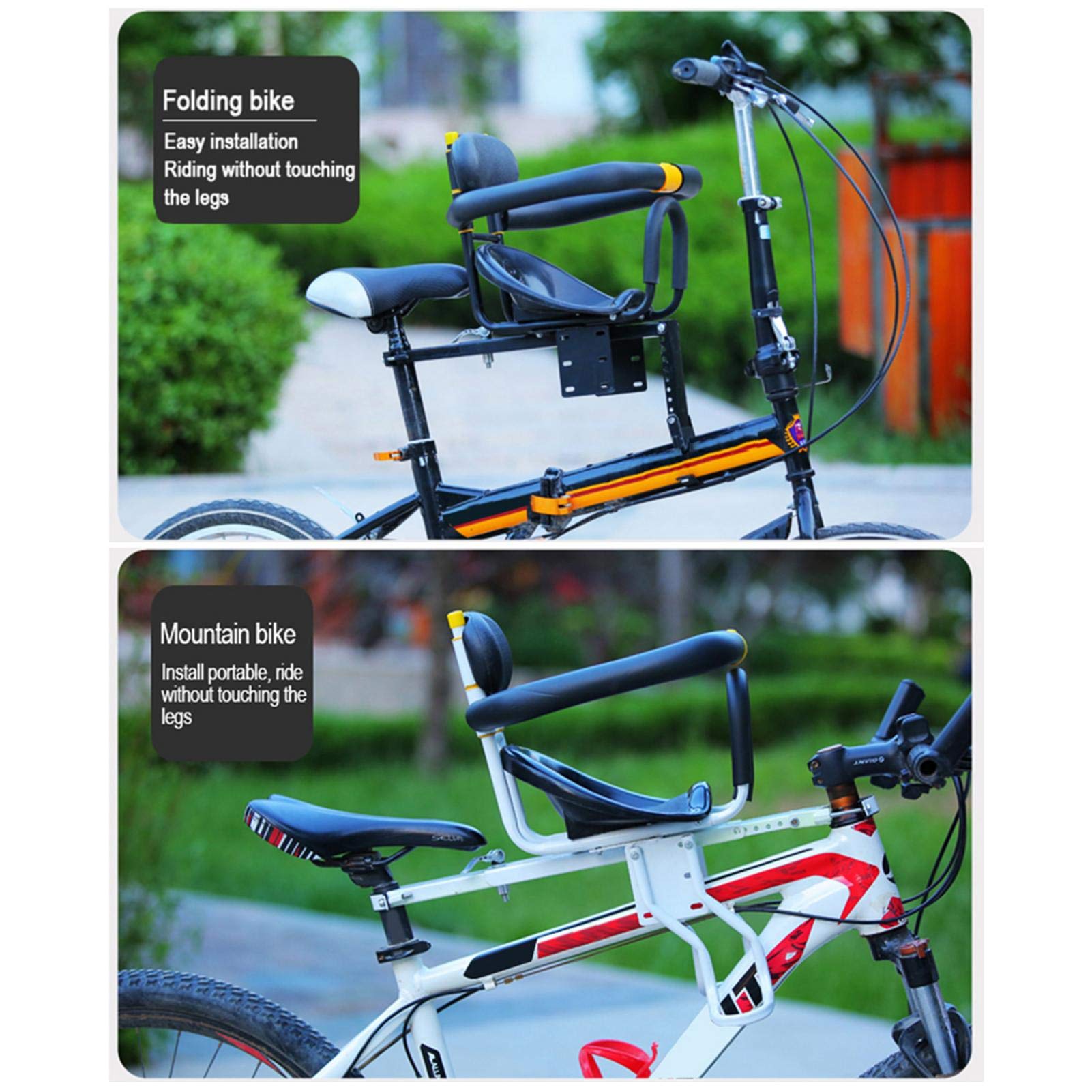 Amazon.co.jp: TeFuAnAn 子供乗せ自転車チャイルドシート 自転車前用