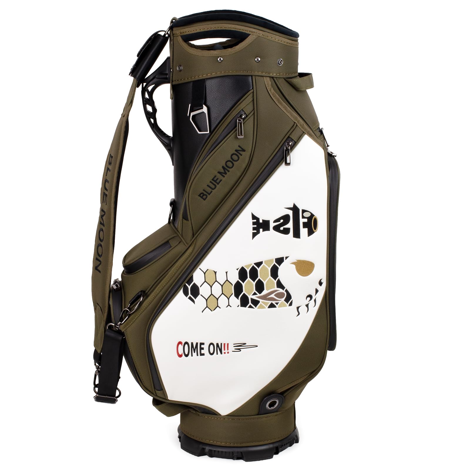 Amazon | ブルームーン キャディバッグ ドックベイ 9.5型 ツアーモデル