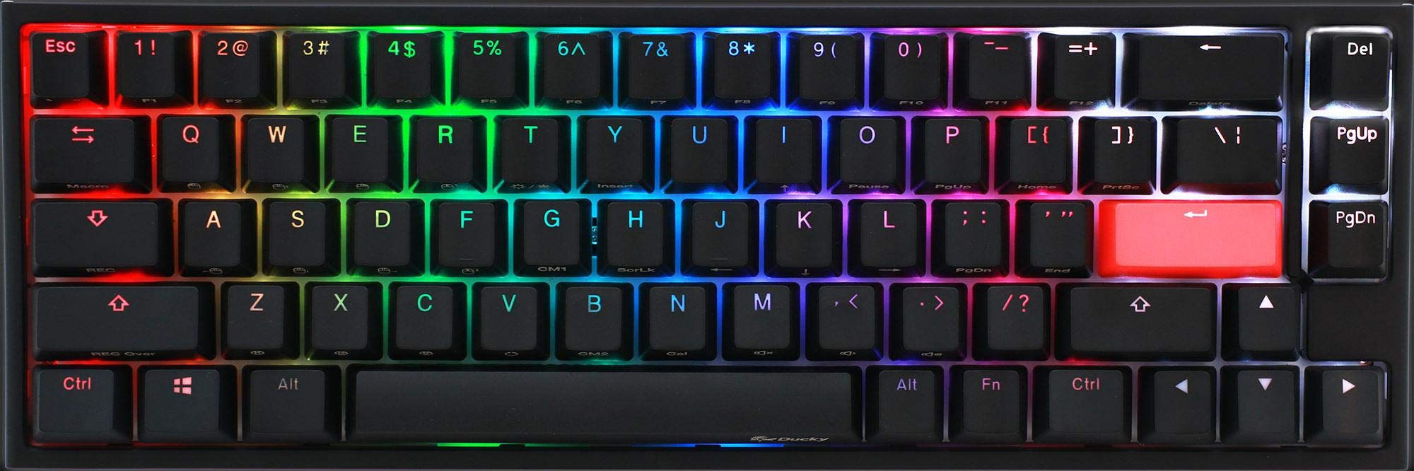 Amazon.co.jp: DUCKY ゲーミングキーボード One 2 SF RGB 65% 静音赤軸