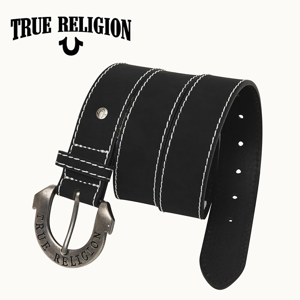 Amazon | True Religion Belts for Women Jeans用ベルト ブラック