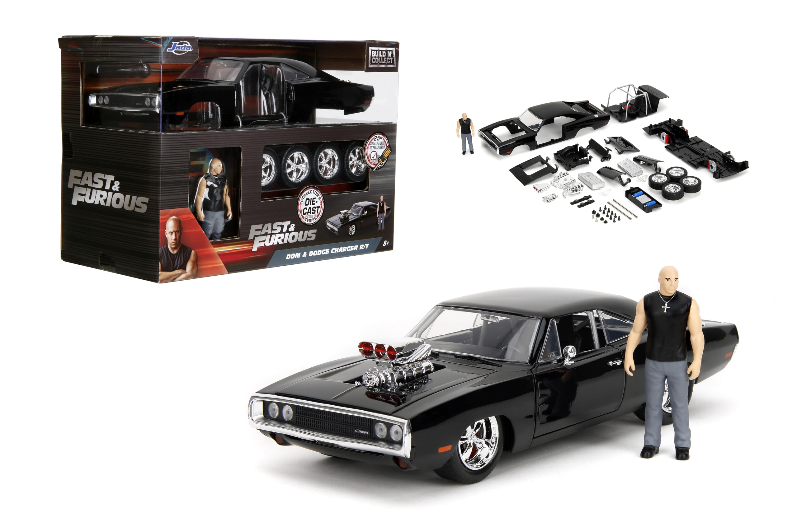 Jada Toys Fast & Furious Dom & Dodge Charger R/T, 1:24 Scale Build