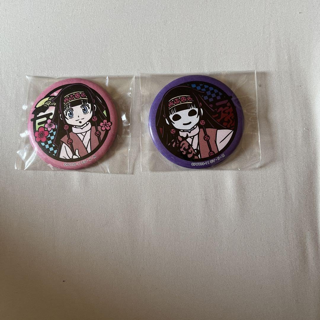 Amazon | ハンターハンター アルカ ナニカ 和紙缶バッジ | バッジ