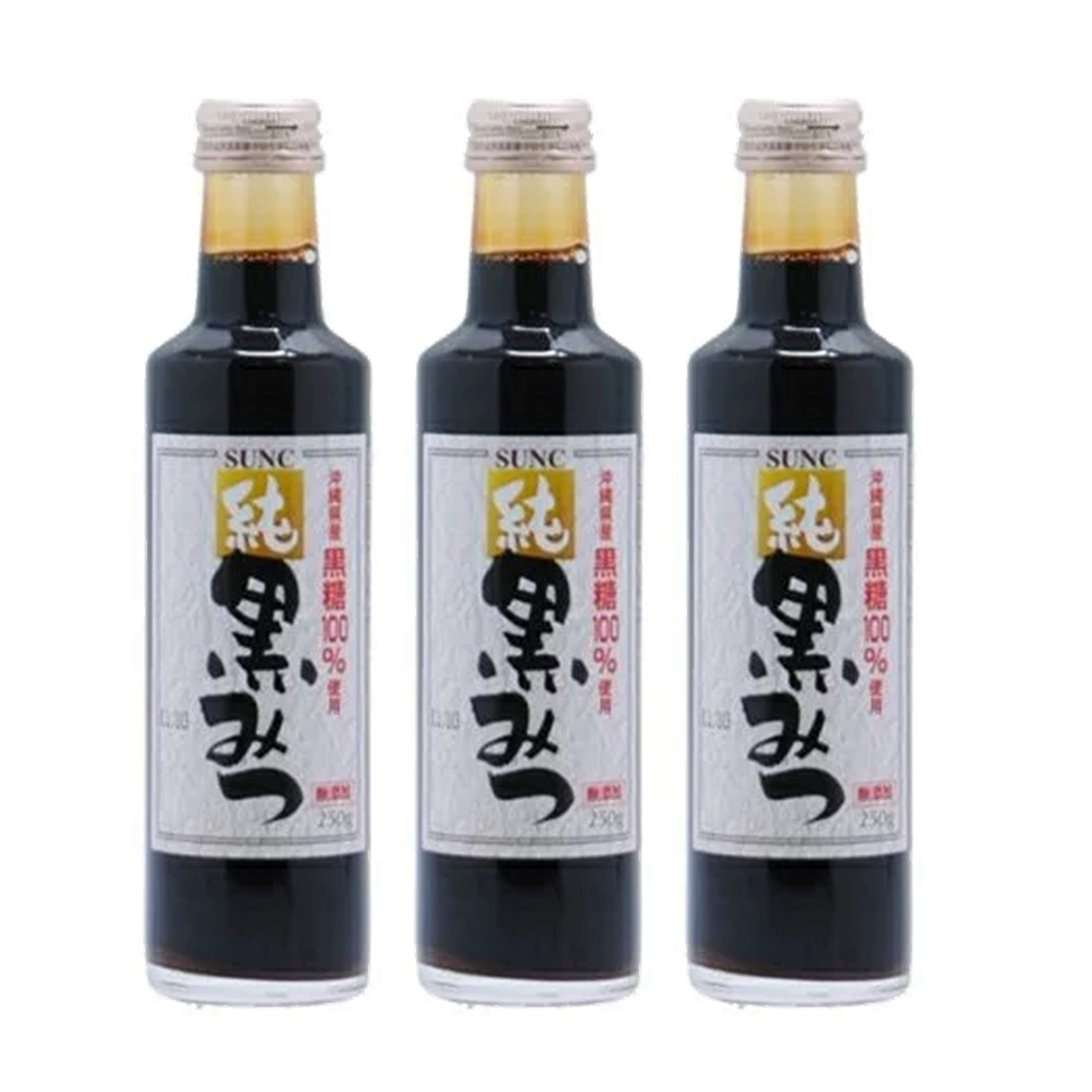 Amazon.co.jp: サンク 純 黒みつ 250ml×3本セット SUNC 黒蜜 沖縄県産