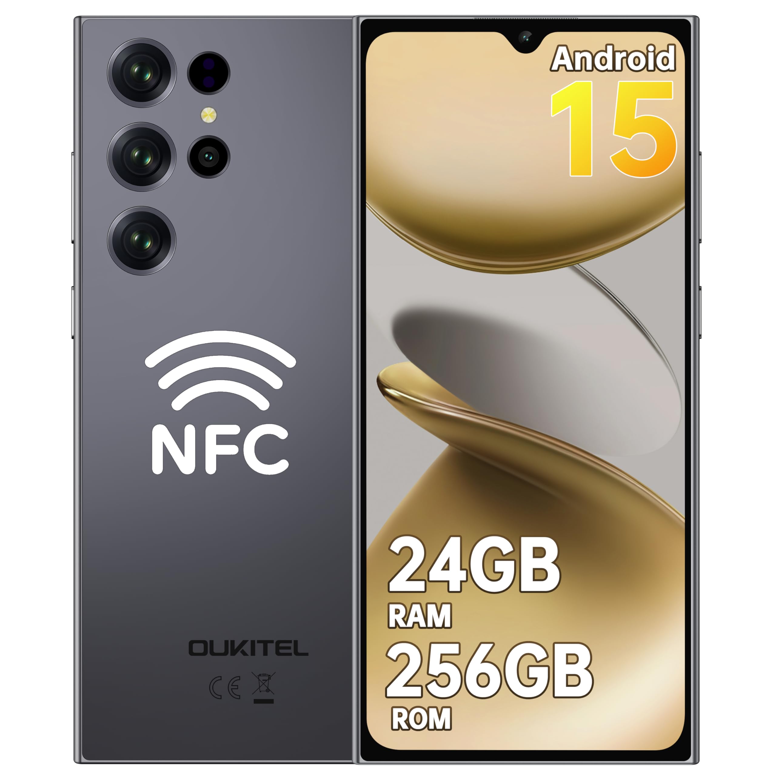 Amazon | OUKITEL C61 Pro SIMフリー スマホ 本体 アンドロイド 15