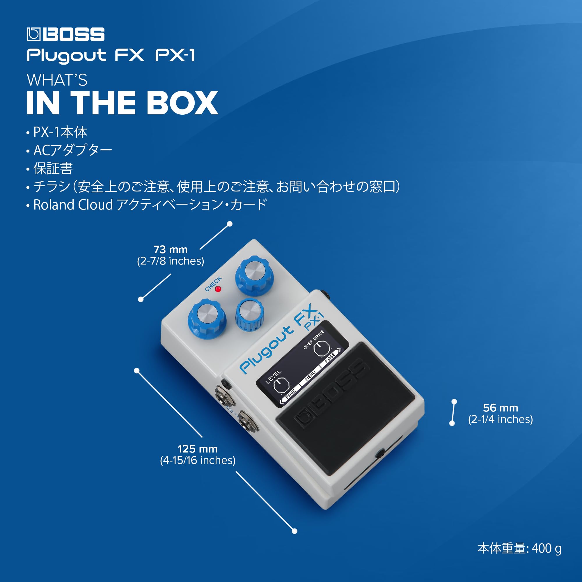 Amazon | BOSS ボス プラグアウトFX PX-1 エフェクター 最大16の