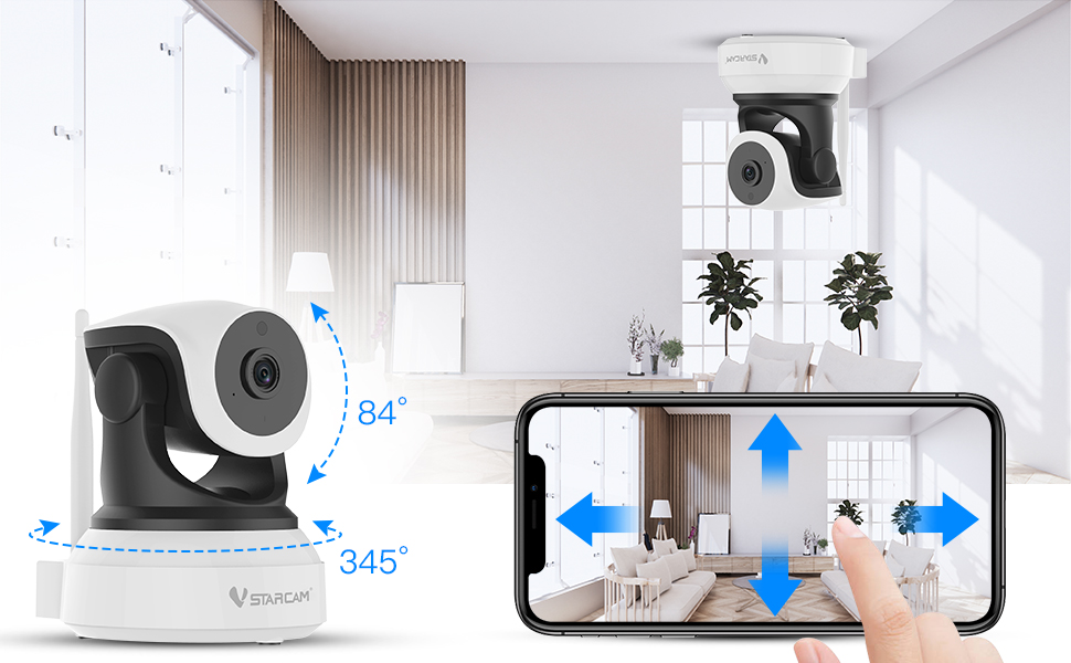 Amazon.co.jp: VStarcam 防犯カメラおくない wifi AI人間センサー 3MP