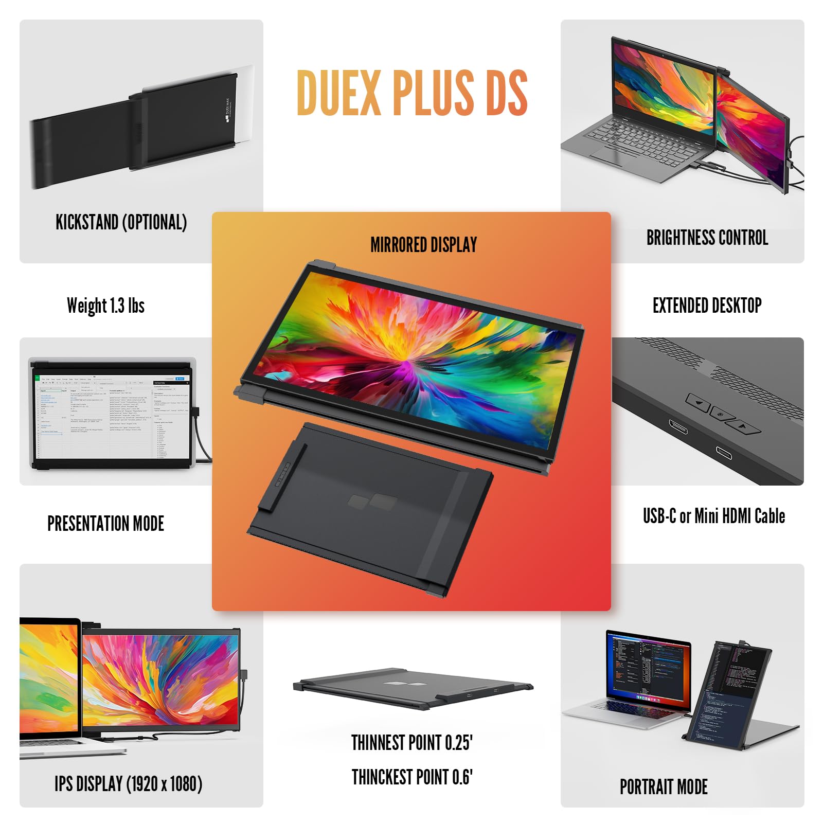 Amazon.co.jp: Mobile Pixels Duex Lite ポータブルモニター 12.5