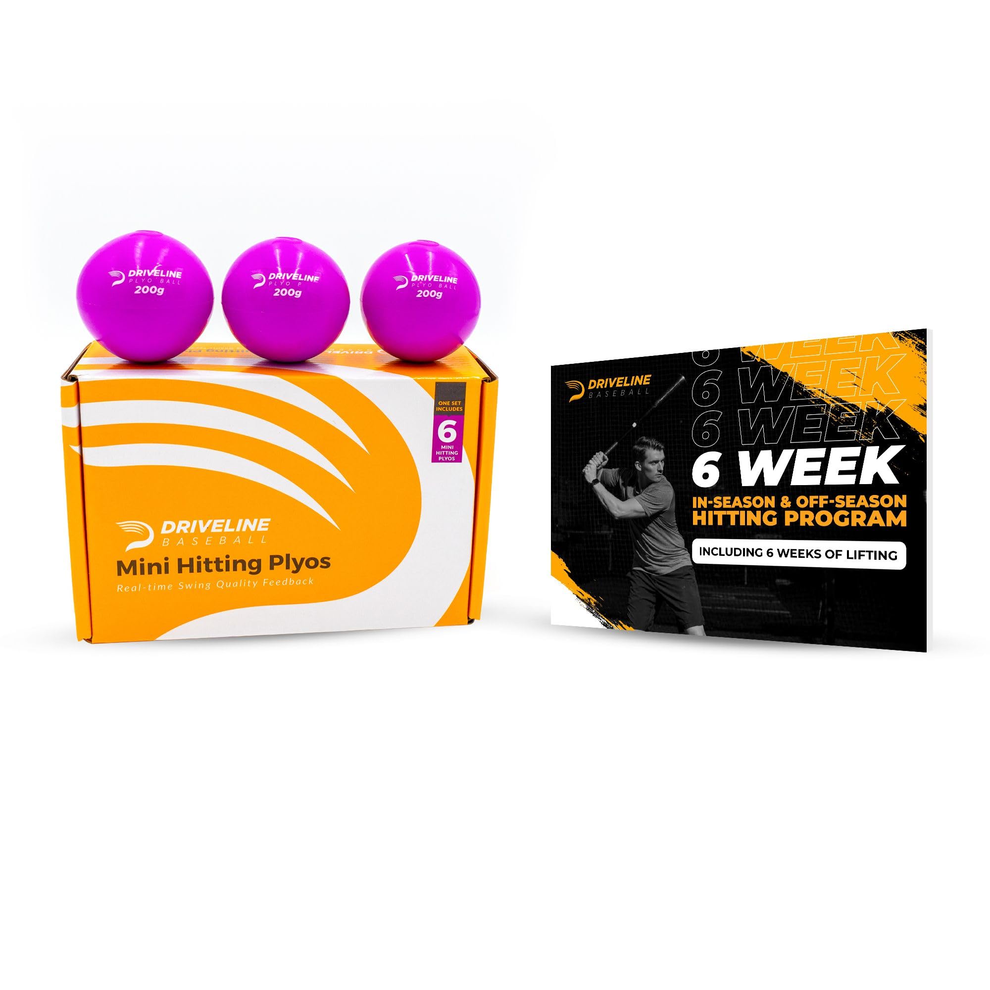 Amazon | ドライブライン ベースボール ミニヒッティングプライオ 6個