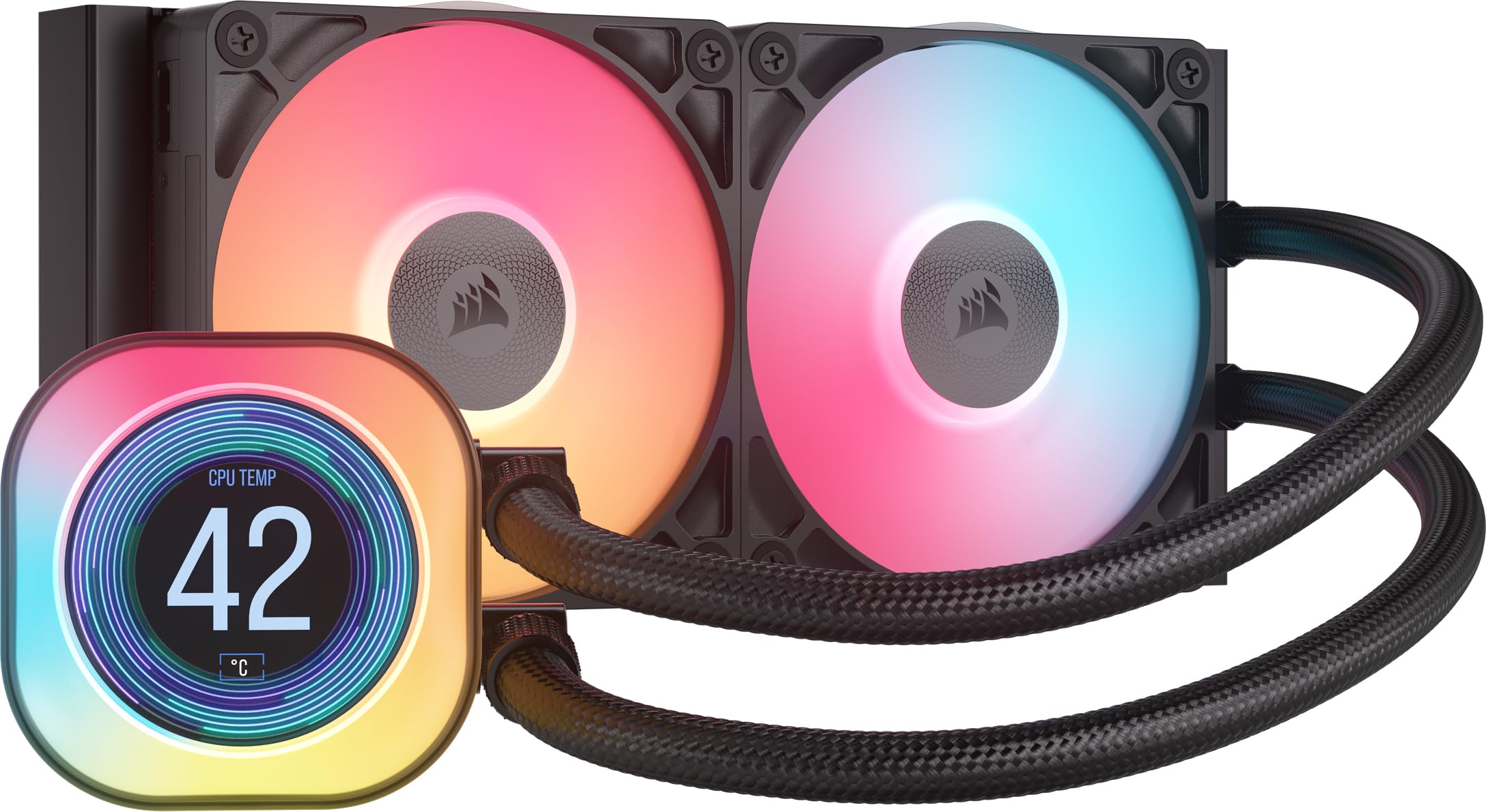 Amazon | CORSAIR iCUE LINK TITAN 240ラジエーター RX ARGBケース