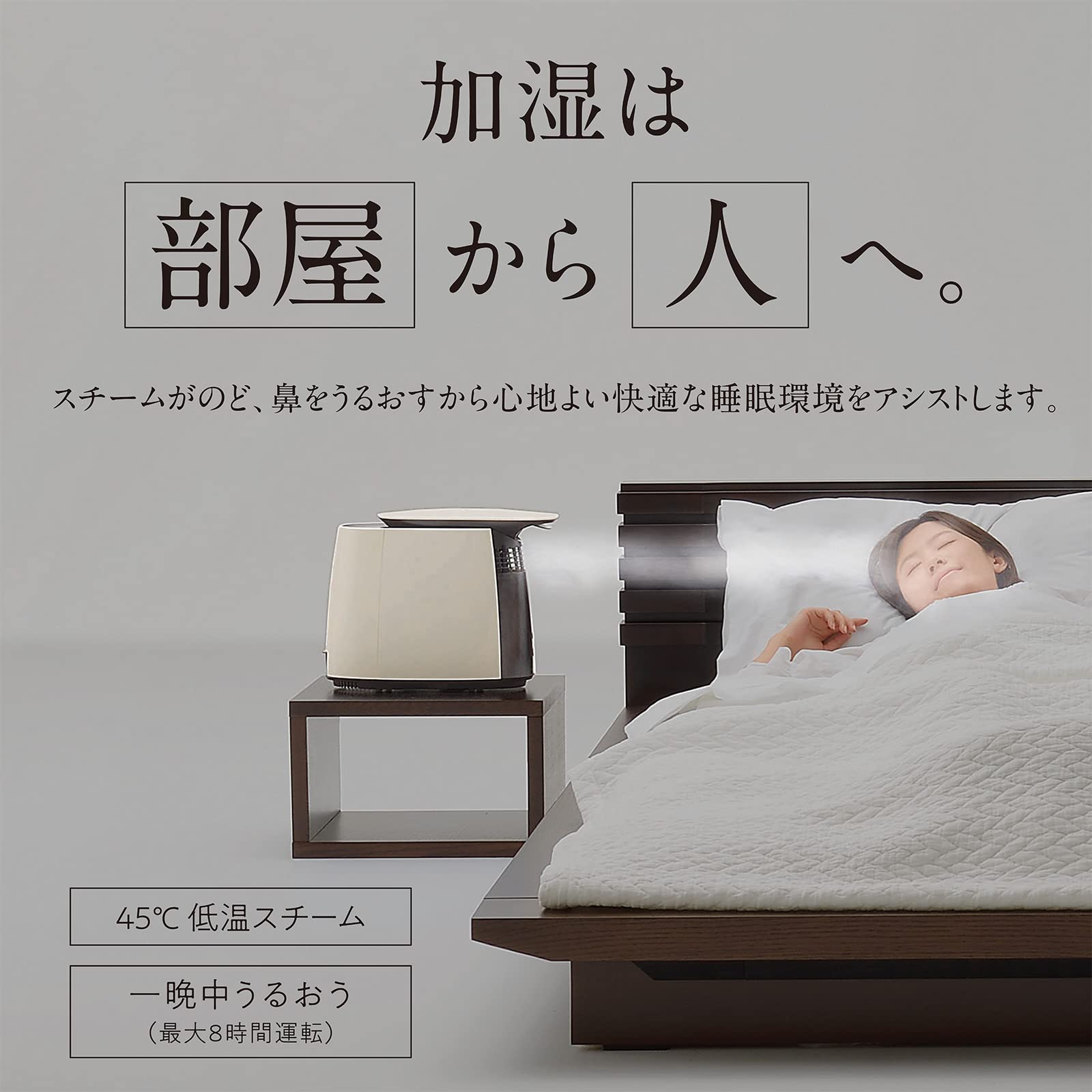 Amazon | 三菱電機 スチーマー SH-GSX8-C 空気のマスク 保湿機 快眠