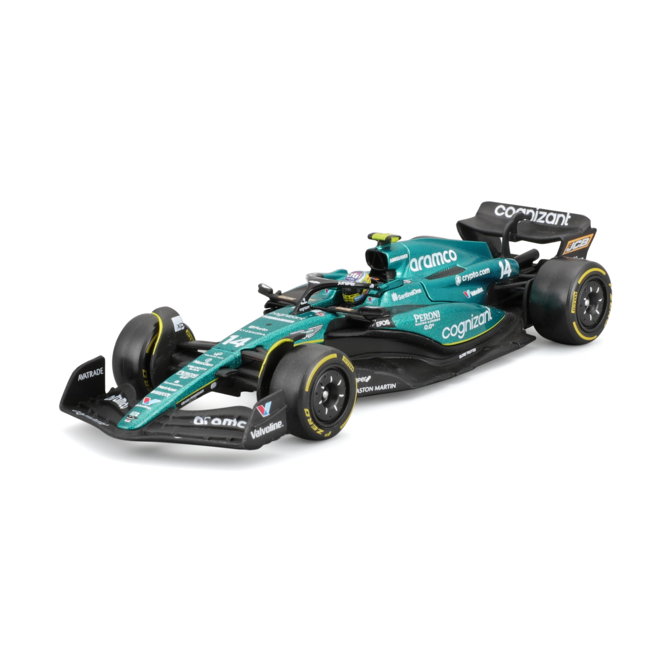 Amazon.com: Bburago 1:43 Scale Formula Race Aston Martin AMR23