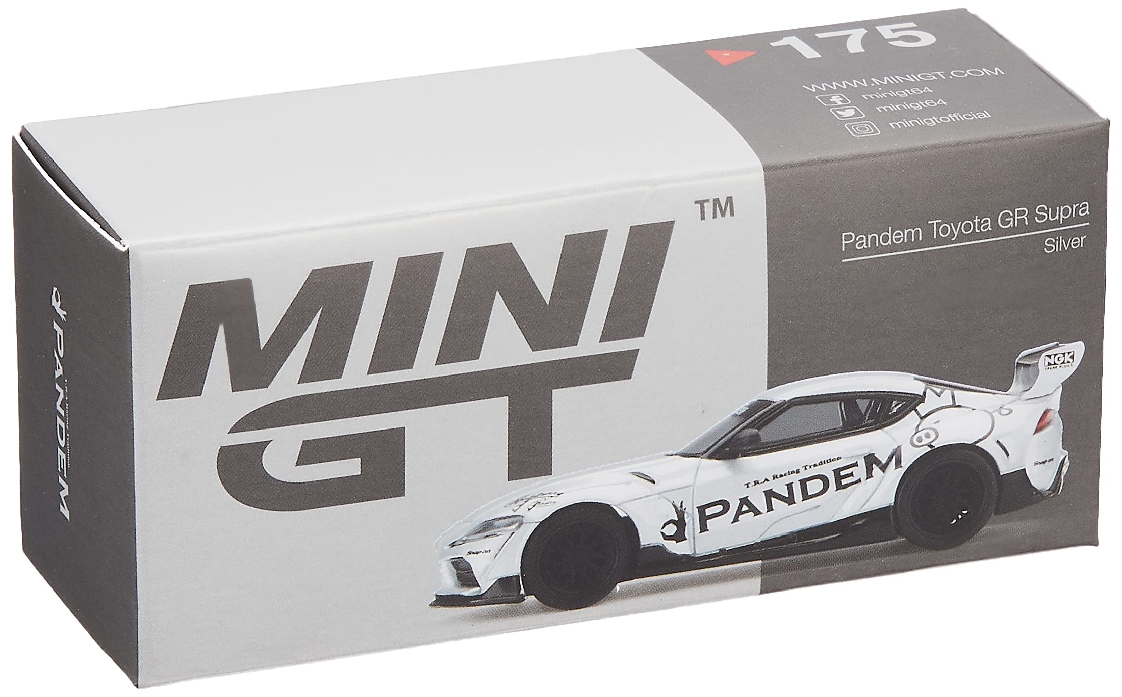 Amazon | MINI GT 1/64 Pandem Toyota GR スープラ V1.0 シルバー 右