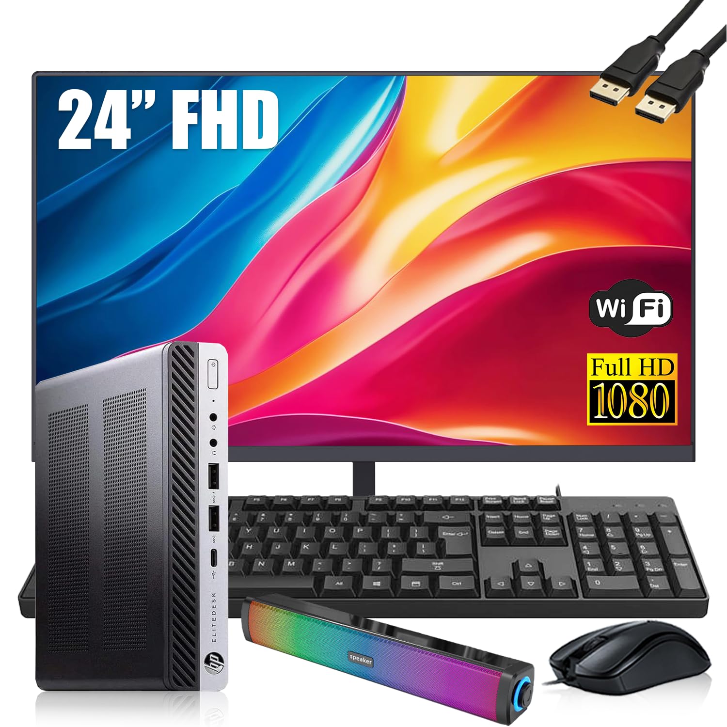 Amazon.com: HP EliteDesk 800 G4 Mini Business Desktop PC Speakers