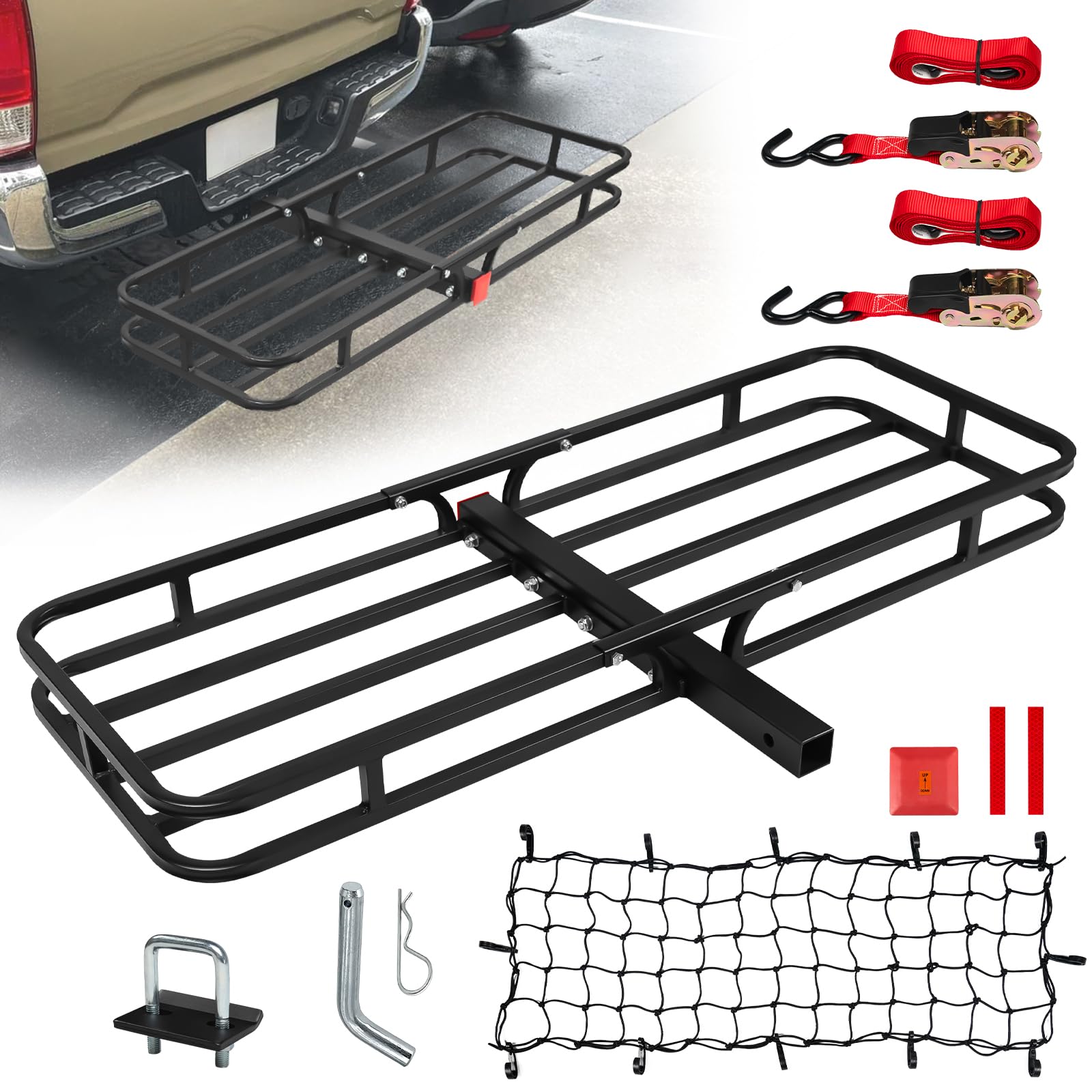 Amazon.co.jp: Donext ヒッチキャリアカーゴ ヒッチキャリア 反射板