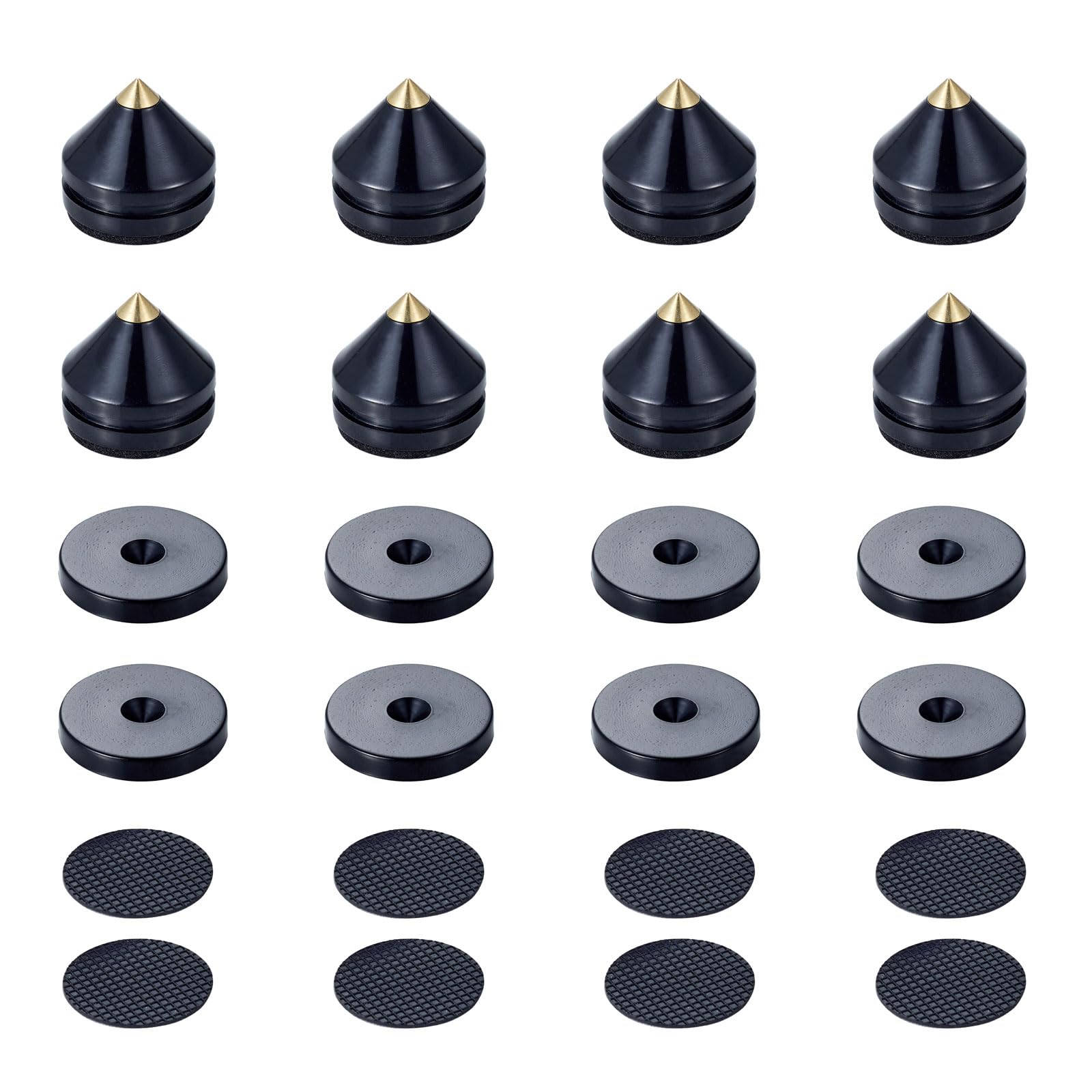 Amazon.co.jp: Pailvens インシュレーター スピーカー 8個 ライト級