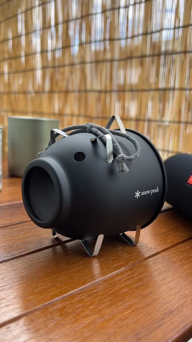 Amazon | スノーピーク(snow peak)アルミ蚊取り豚 ミニ ブラック FES