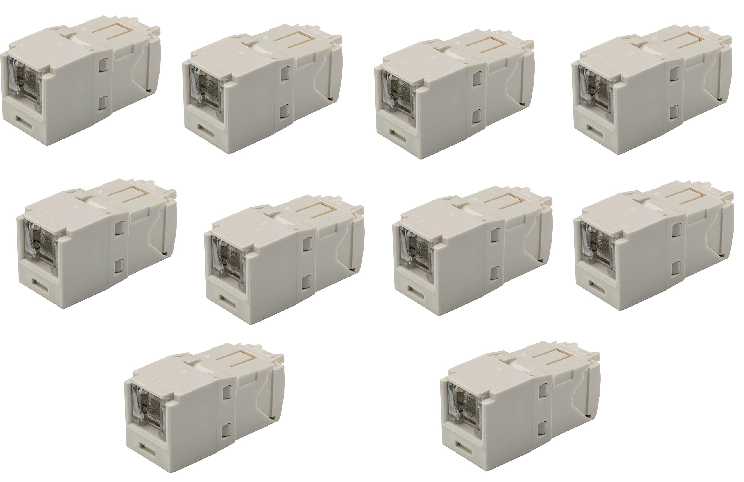 Amazon | パンドウイット Cat6 シャッター付モジュラージャック オフ