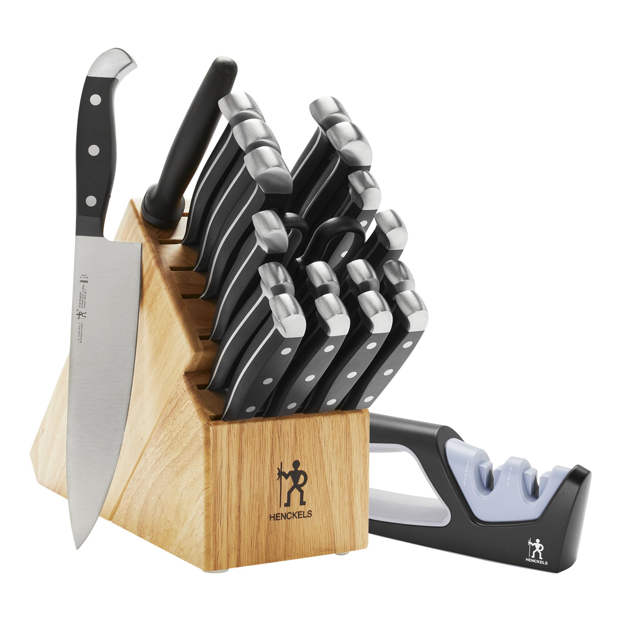 Amazon.com: HENCKELS Statement Razor-Sharp 20-Piece Knife Set with