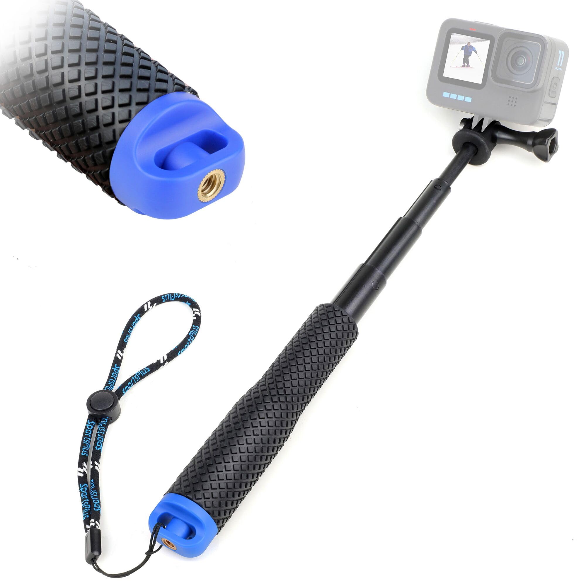 Amazon.com : YALLSAME 7''-23'' Extendable Selfie Stick for GoPro