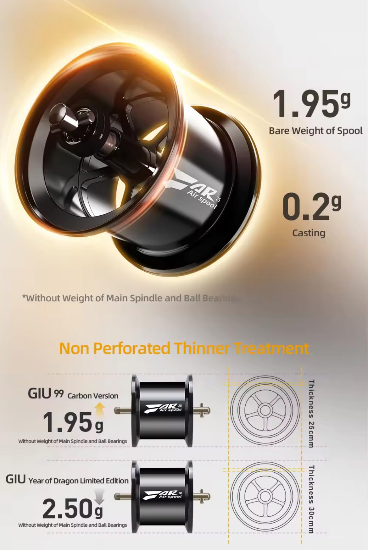 Amazon | オーロラエアー 最上位機種 ハイスター giu99 カーボン 左