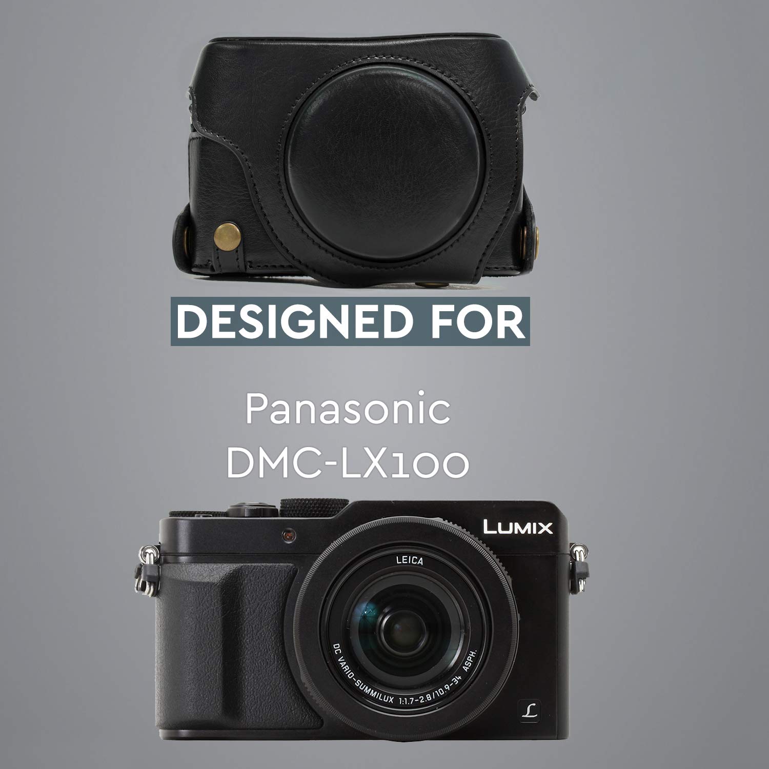 Amazon.co.jp: MegaGear カメラケース Panasonic Lumix DMC-LX100 専用
