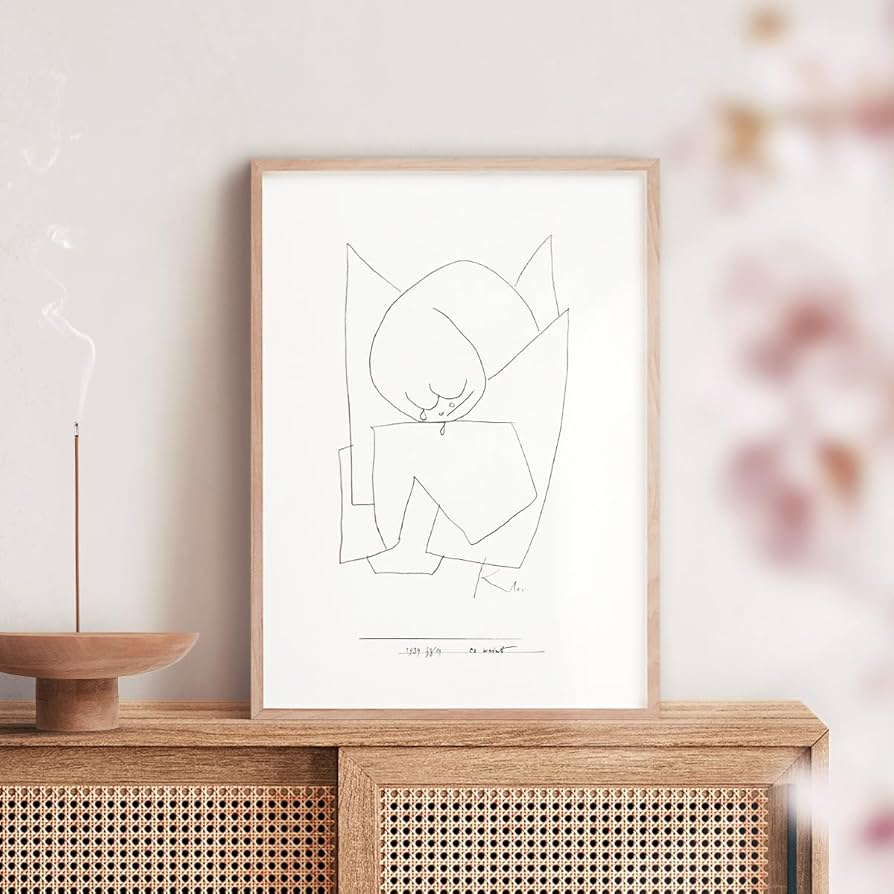 Amazon.co.jp: BROOMIN アートポスター パウル・クレー 泣いている天使