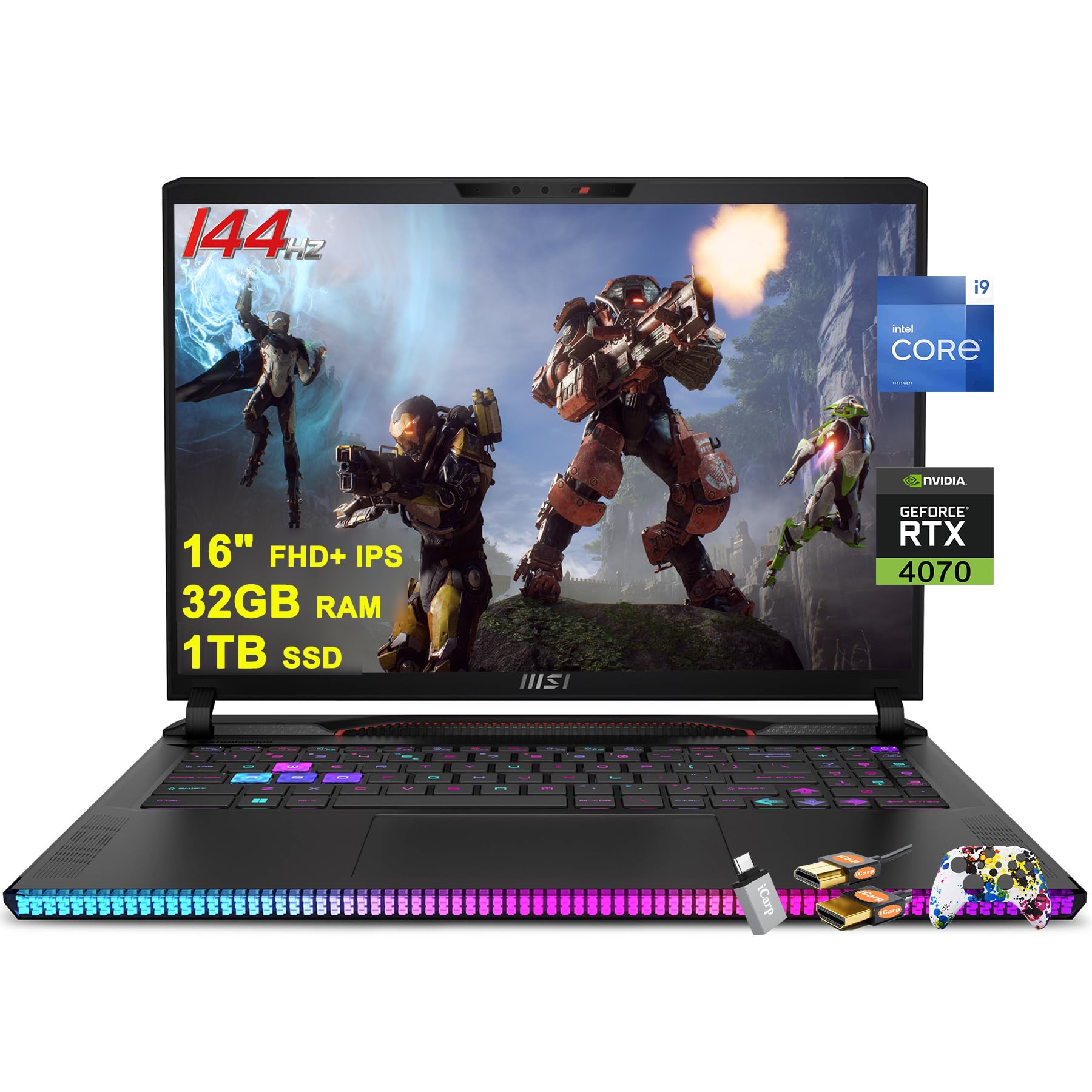 Amazon.com: msi Raider GE68HX Gaming Laptop 16