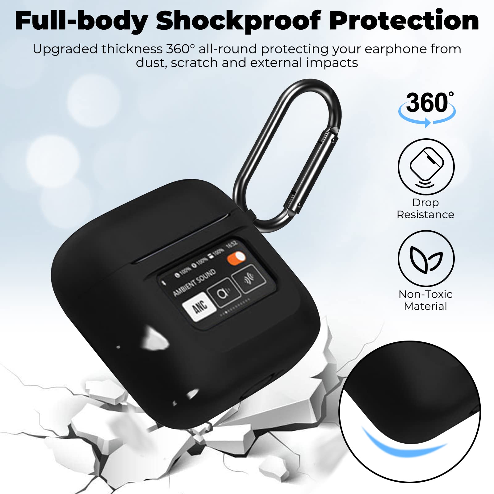 Amazon | LDSXAY JBL Tour Pro 2 ケースカバー ソフトシリコン 耐衝撃