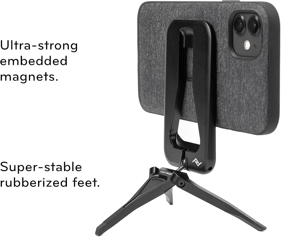Amazon.com : Peak Design Mobile Tripod, Black, Compact Design