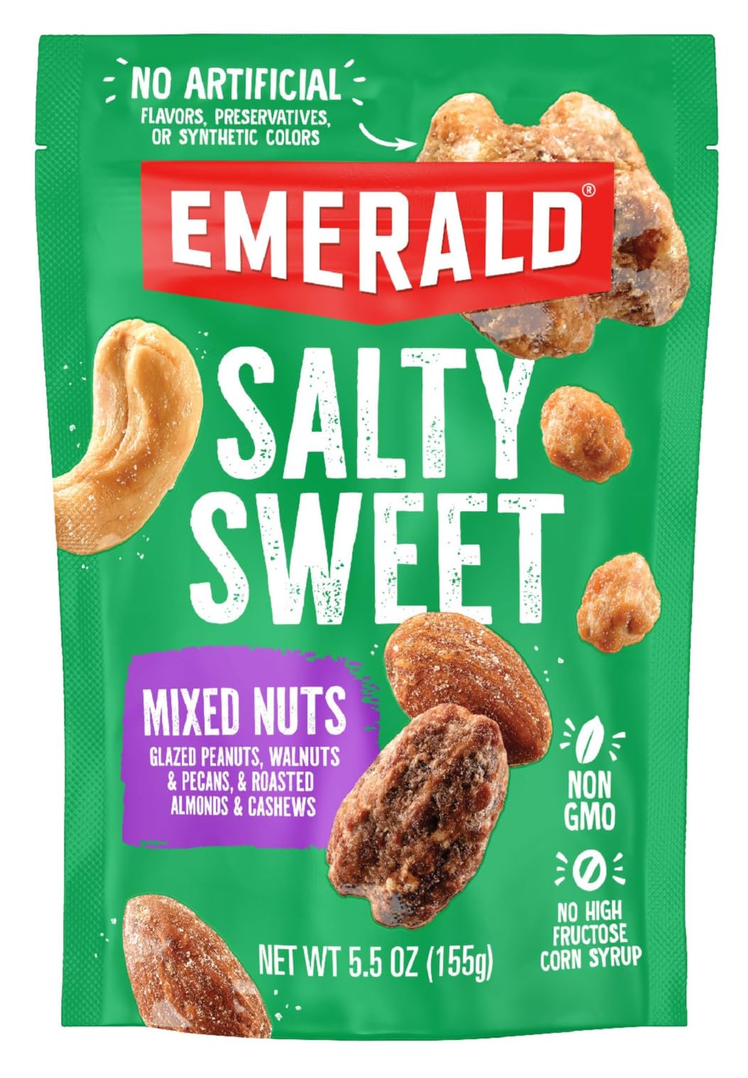 Amazon.com : Emerald Nuts Salty Sweet Mixed Nuts (1-Pack