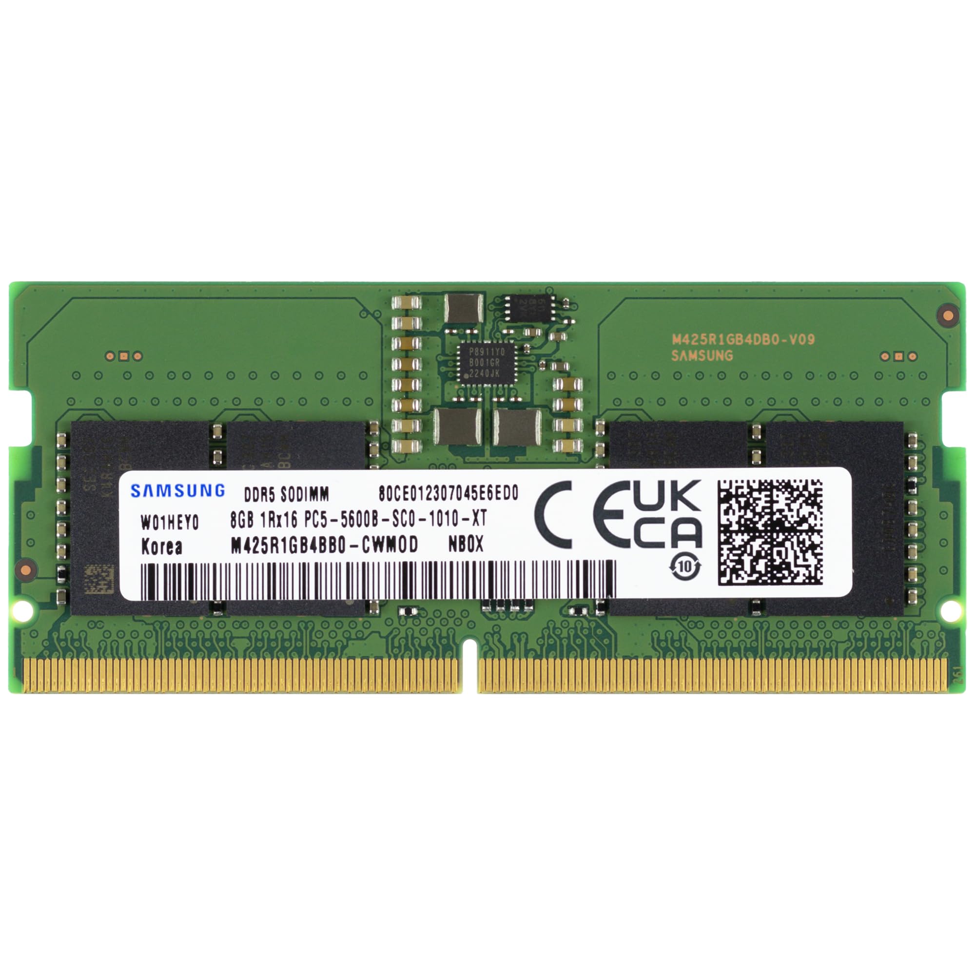 Amazon.co.jp: Samsung 8GB DDR5 5600MHz PC5-44800 CL46 SODIMM 1Rx16