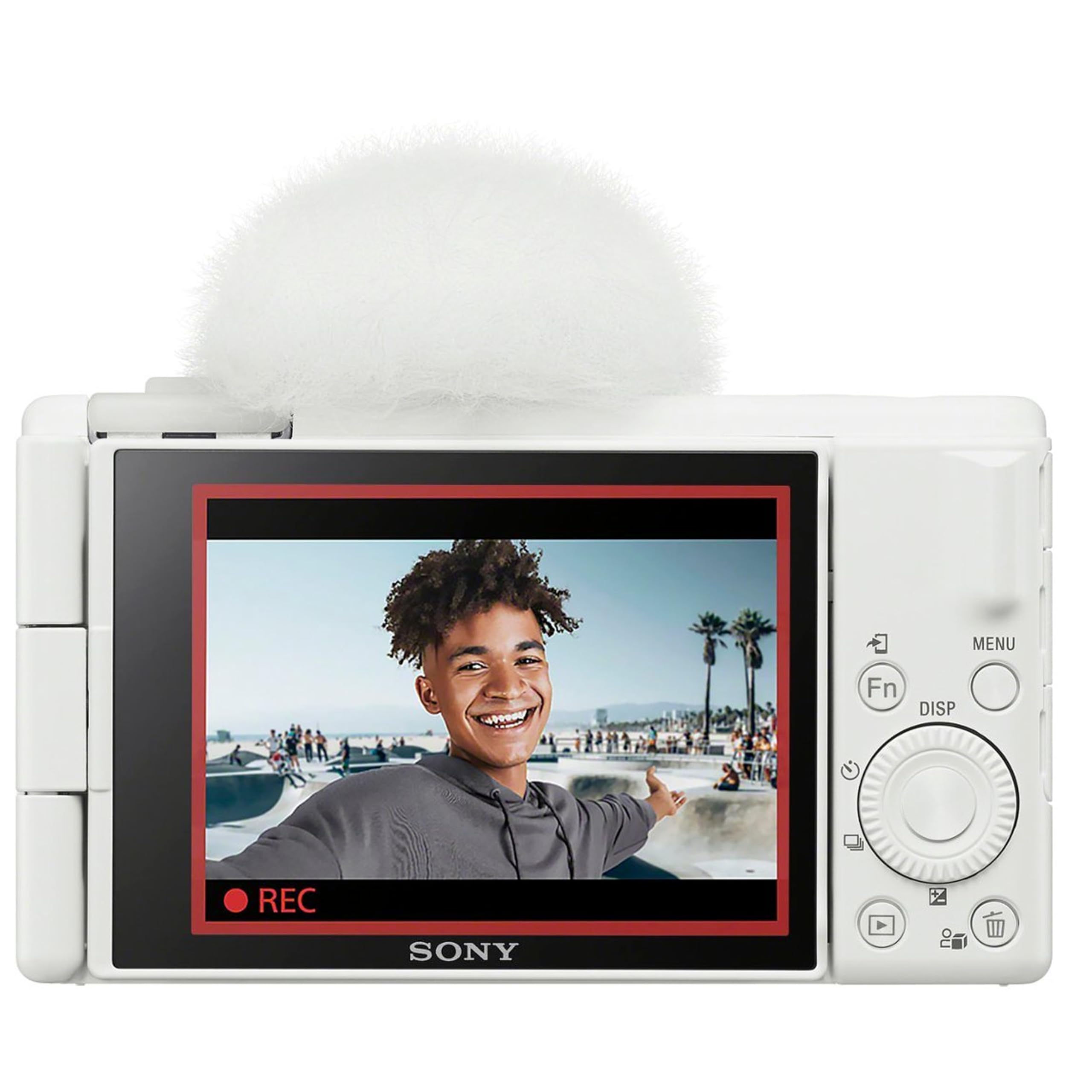 Amazon | Sony ZV-1F Vlogカメラ(ホワイト)|20.1MP | 64GB