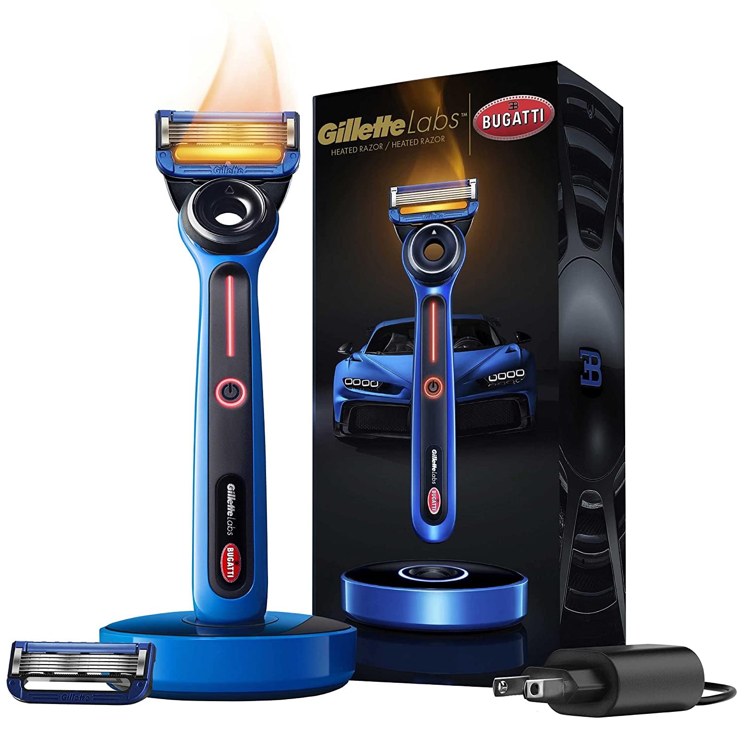 Amazon.com: Gillette Heated Razor for Men, Bugatti Limited Edition